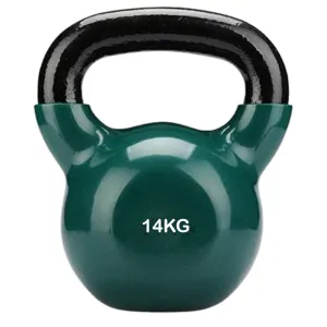 1 Piece Kettlebell Vinyl Green 14kg