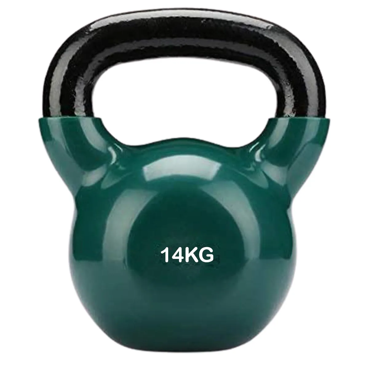 1 Piece Kettlebell Vinyl Green 14kg