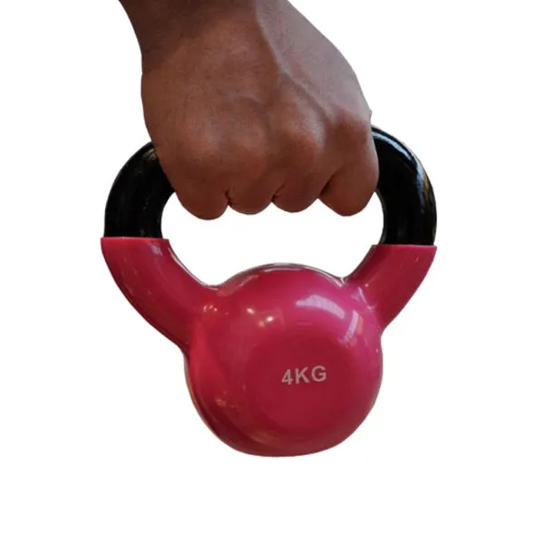 1 Piece Kettlebell Vinyl Pink Muscular 4kg