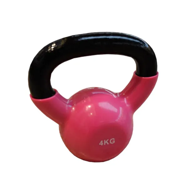 1 Piece Kettlebell Vinyl Pink Muscular 4kg