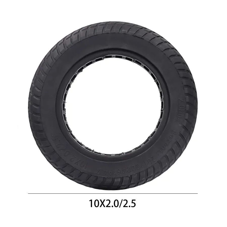 10 Inch Rubber Solid Tire for Xiaomi M365 Pro 1s Pro2 Mi3 Electric Scooter Tubeless Remodel Thickened Explosion Proof Tyre