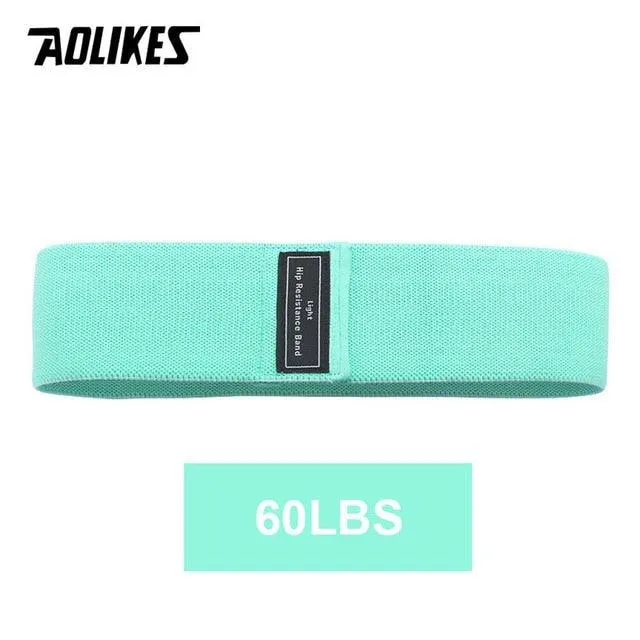 1PC Hip Yoga Resistance Band Wide Fitness Exercise LegsLoop For Circle Squats Training Anti Slip Band