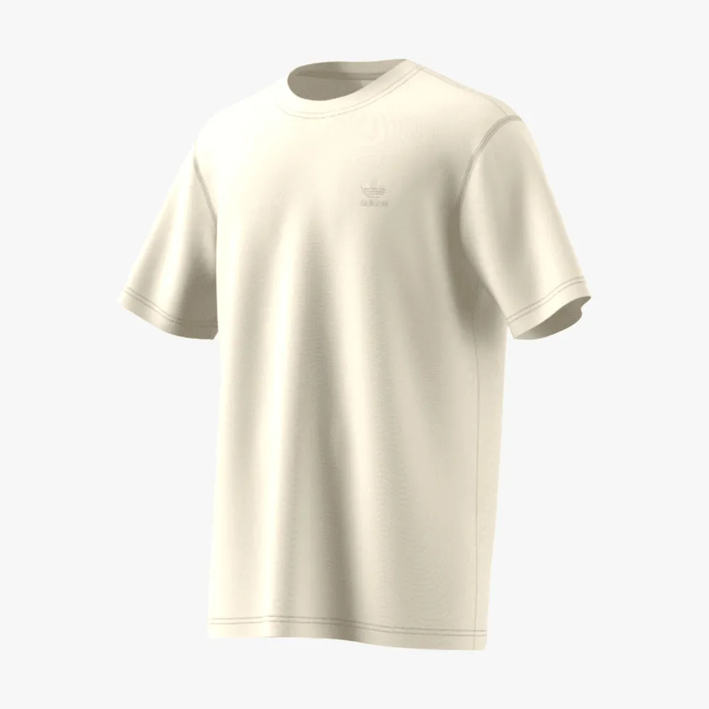 adidas Mens Tref Ess Short Sleeve Tee Ivory