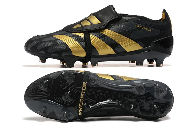 Adidas Predator Accuracy  Shoes - Midnight Black | Gold - FREE SHIPPING WORLDWIDE