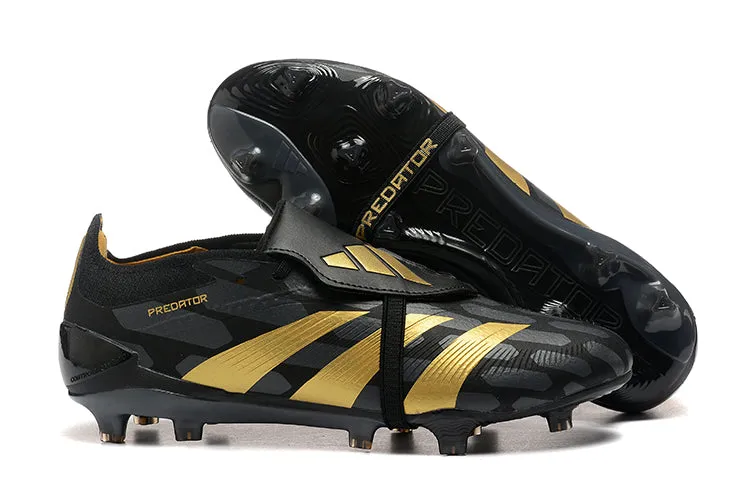 Adidas Predator Accuracy  Shoes - Midnight Black | Gold - FREE SHIPPING WORLDWIDE