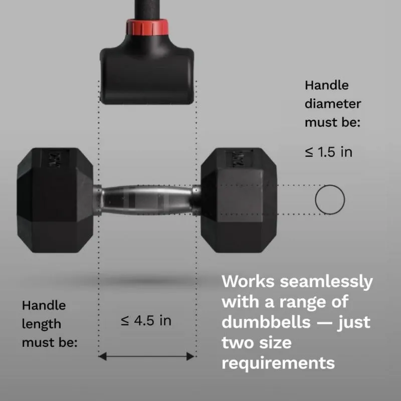 Adjustable Dumbbell to Barbell/Kettlebell Set for Full-Body Workout, 200lbs Capacity