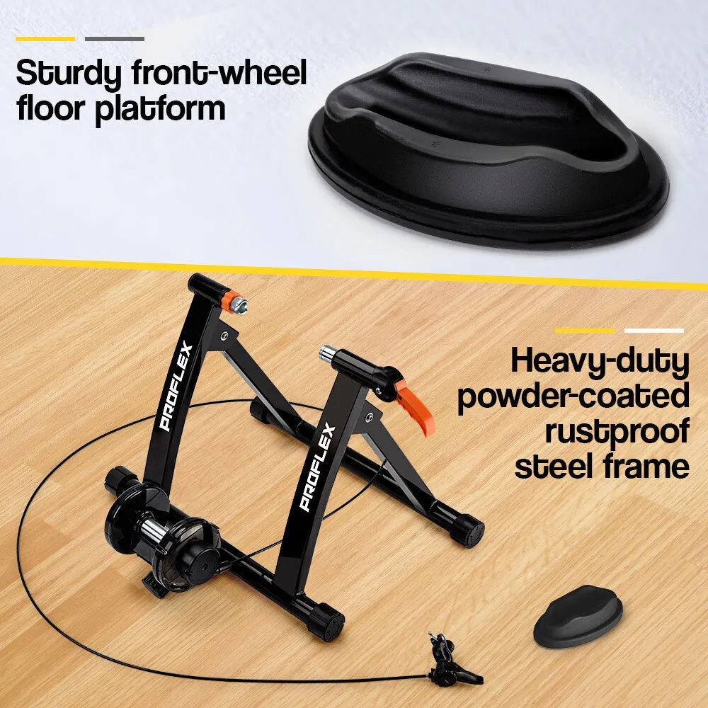 Adjustable Magnetic Indoor Bike Trainer, Black - PROFLEX