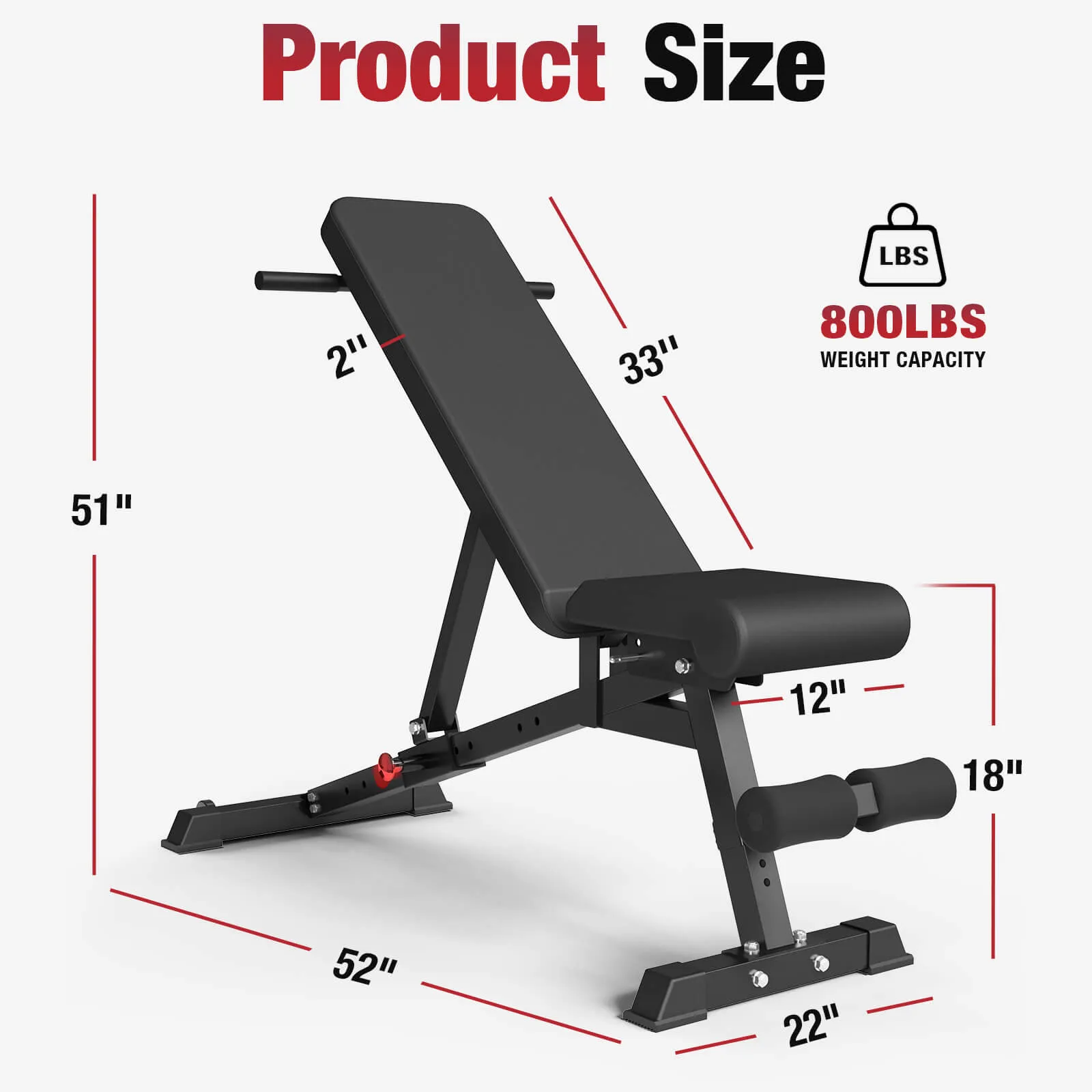 Adjustable Weight Bench WB02