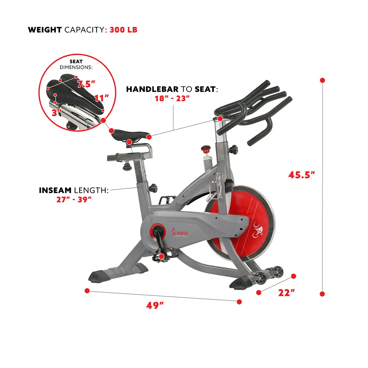 AeroPro Exercise Bike for Indoor Cycling