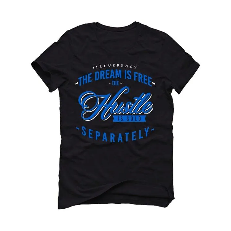 Air Jordan 5 “Racer Blue” Black T-Shirt (The dream is free)