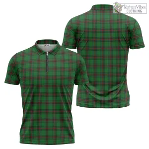 Beveridge Tartan Zipper Polo Shirt