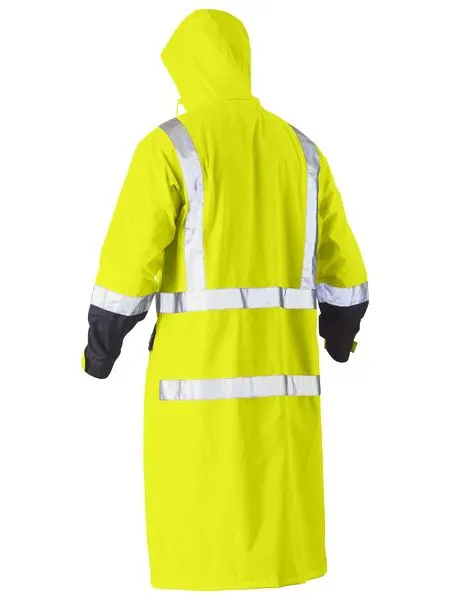 Bisley Taped Hi Vis Long Rain Coat (BJ6961T)