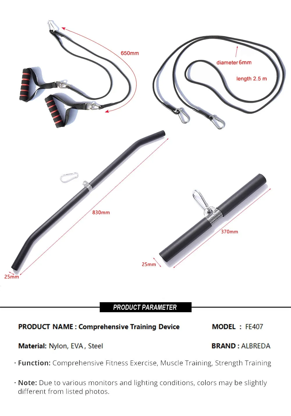 Blaster Cable Machine Attachments Pull Rope Wrist Roller Hand Gripper