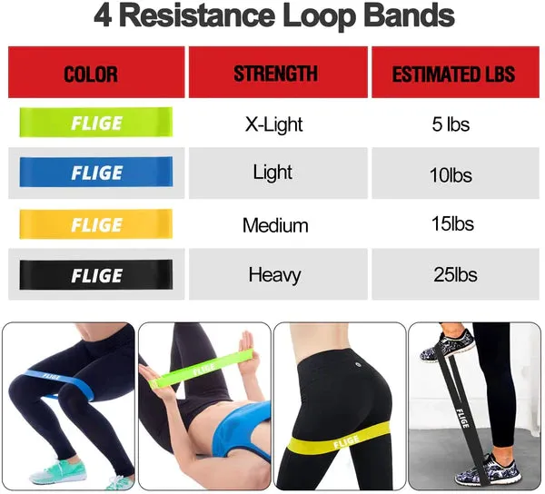 Bob and Brad Recommended Flige Suspension Trainer Resistance Training for Full Body Workout & Weight Training, Pull Up Assistance Bands for Home Gym (Brand New)