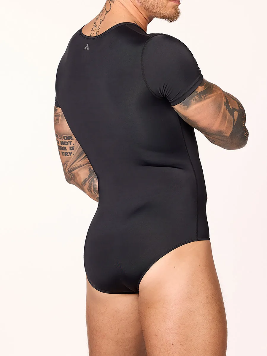 Body Force T-Shirt Zip Bodysuit