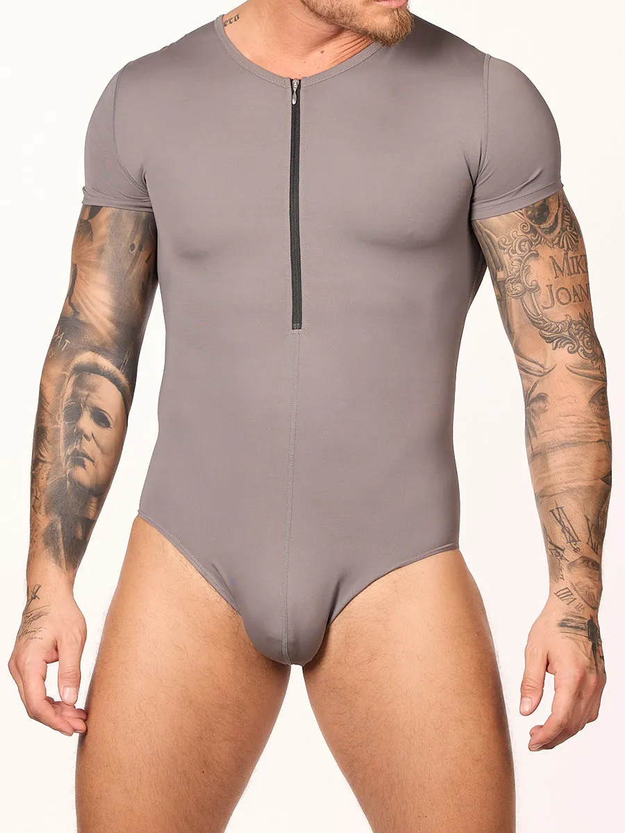 Body Force T-Shirt Zip Bodysuit