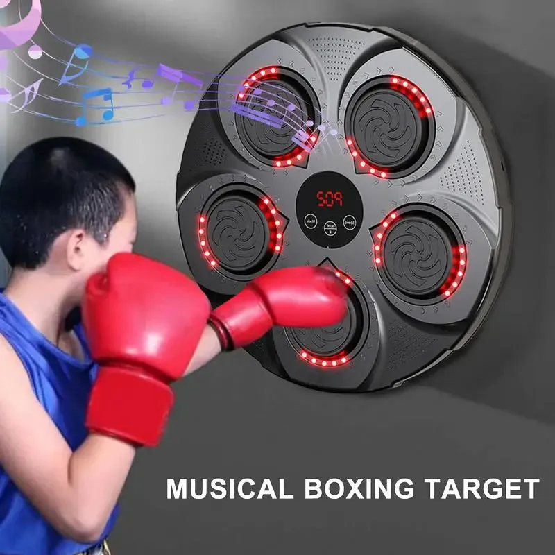 Boxing Trainer Smart Music Boxing Target Home Boxing Fitness Equipment Wall Mounted Illuminated Boxing Machine Boxing Train Tool