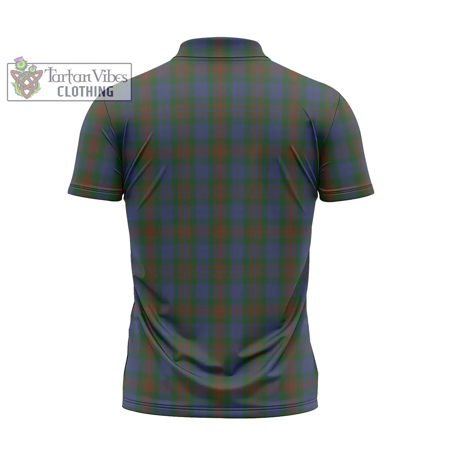 Buchanan Hunting Tartan Zipper Polo Shirt