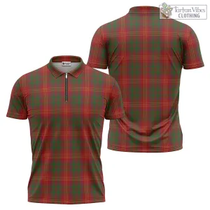 Burns Tartan Zipper Polo Shirt