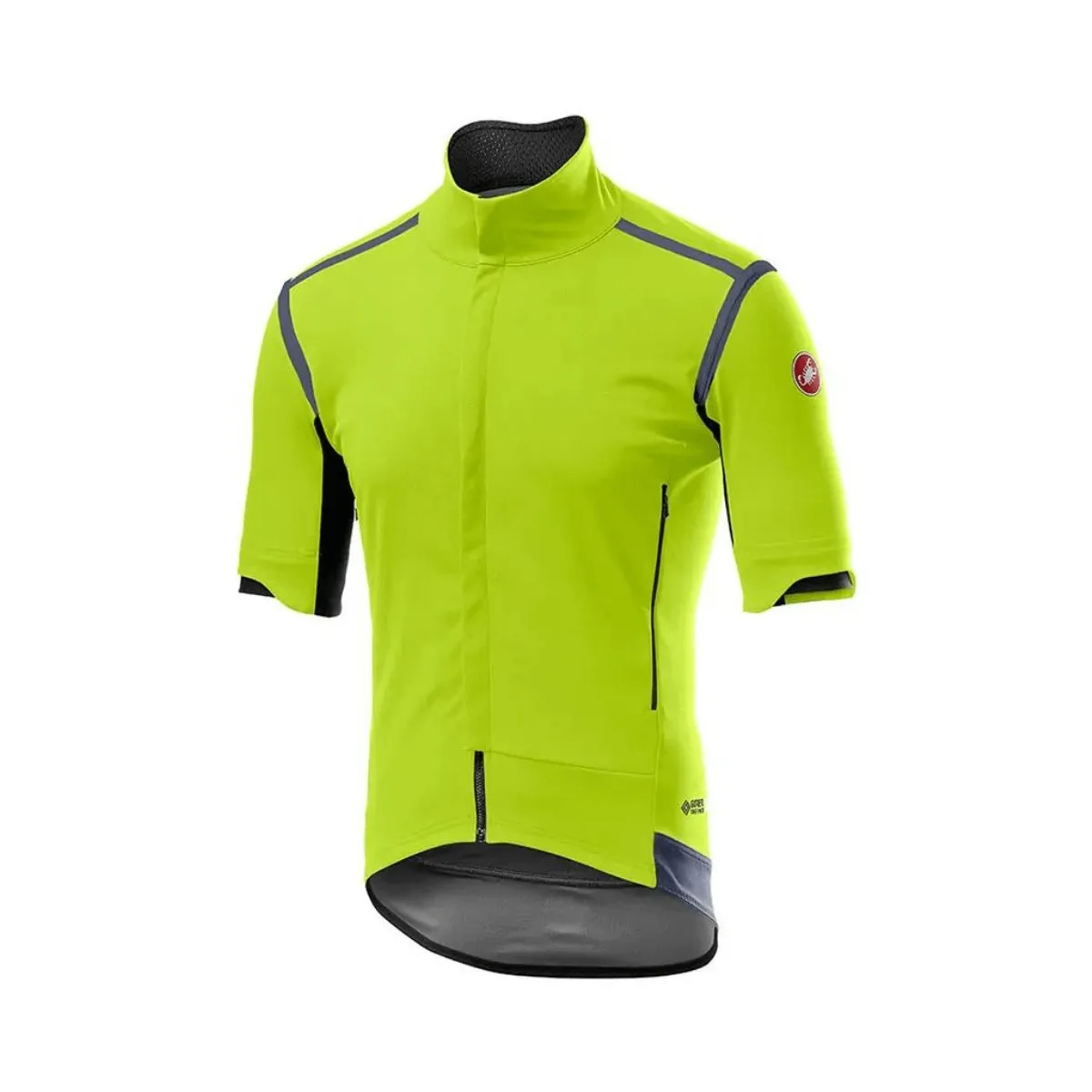 Castelli Perfetto RoS Convertible Jacket Yellow Flou