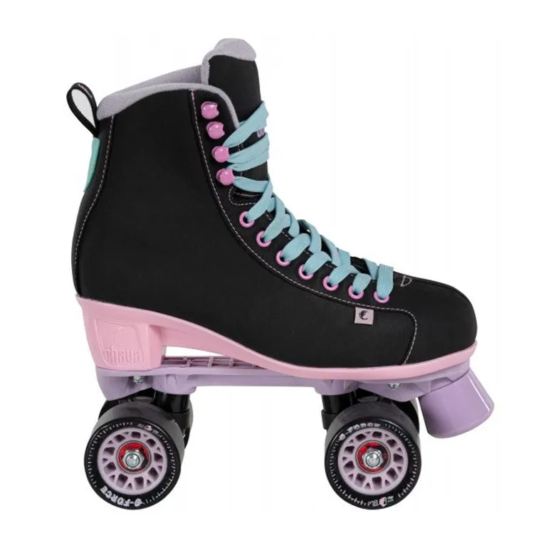 Chaya Melrose Black Pink Lilac Roller Skates