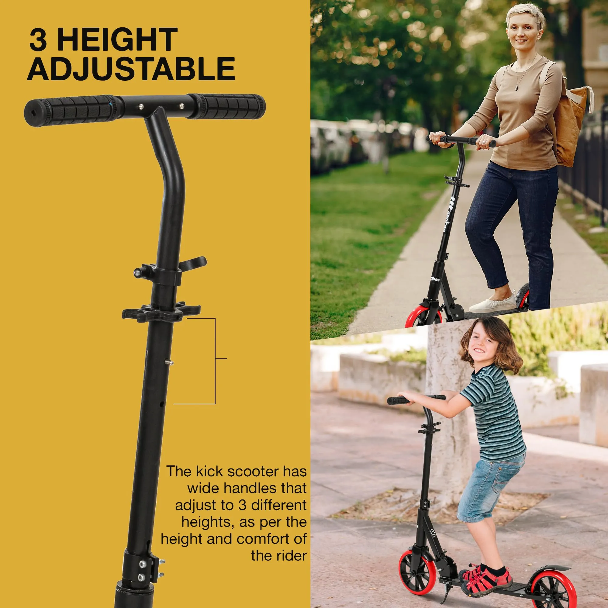 City Partner Skate Scooter for Kids & Adults