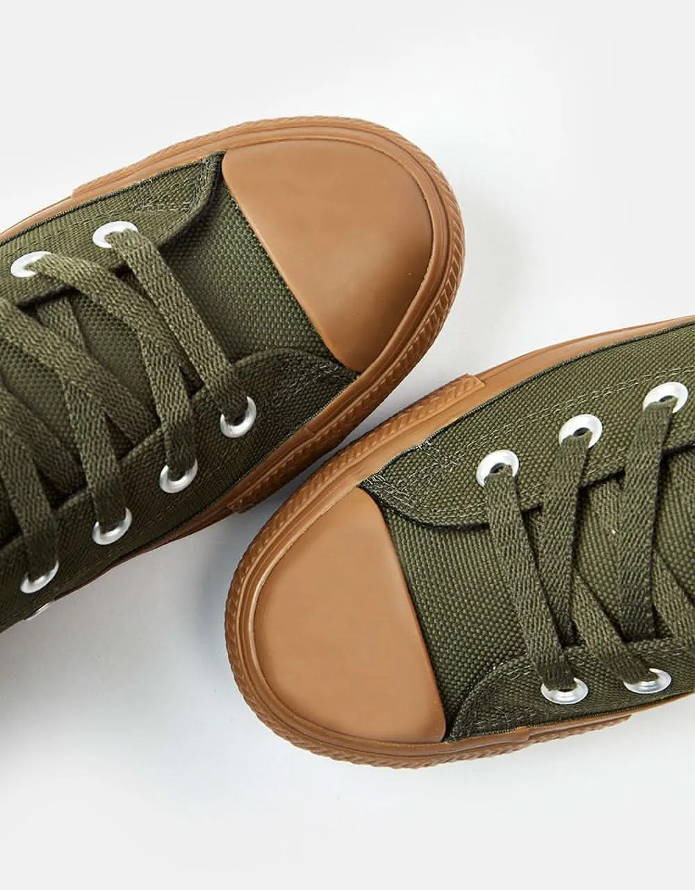 Converse CTAS Pro Cordura Canvas Skate Shoes - Cargo Khaki/Egret/Dark Gum