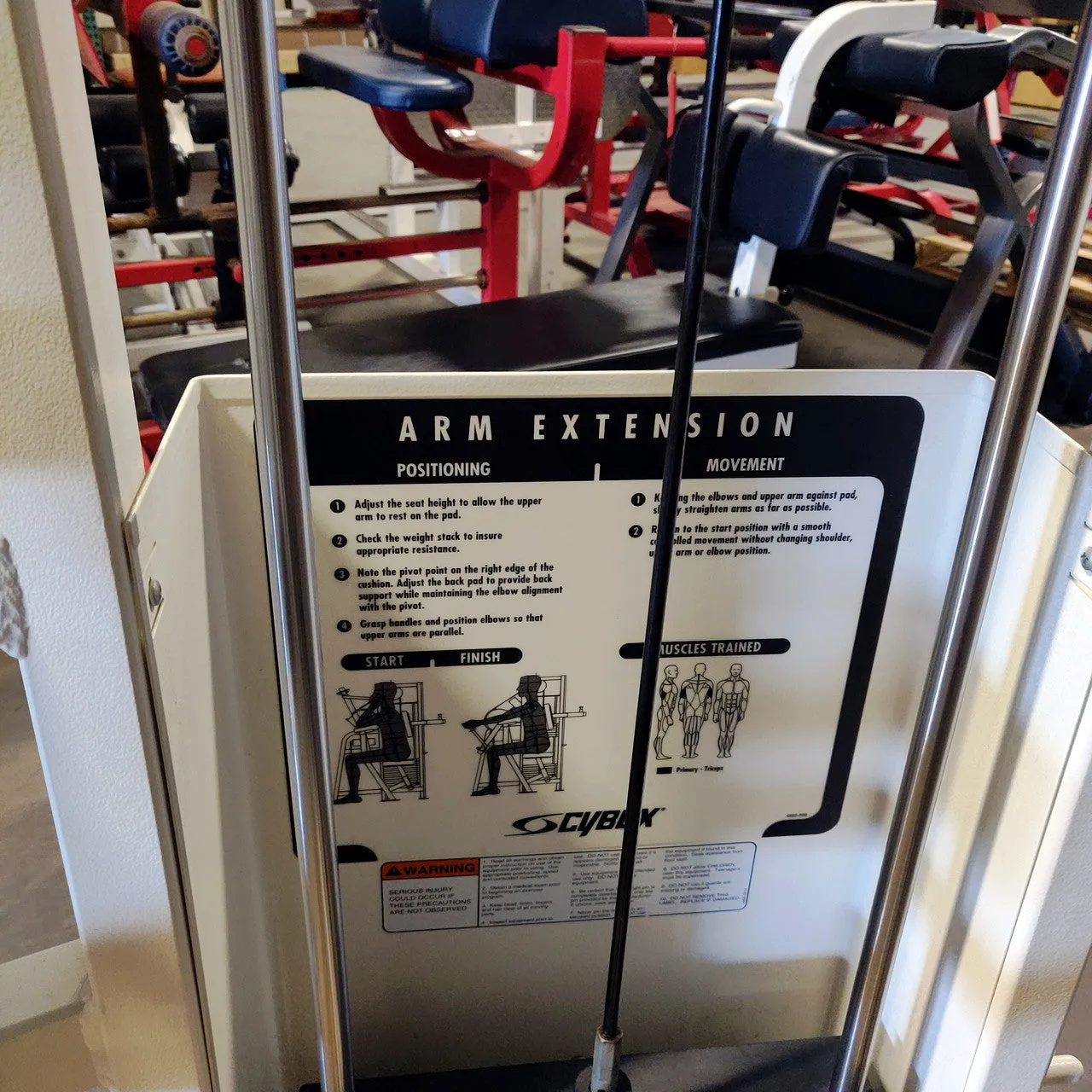 Cybex Tricep Extension Commercial Grade