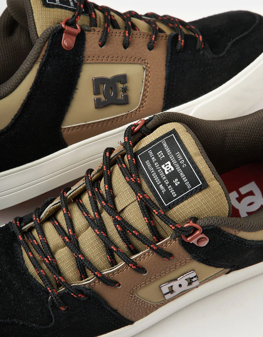 DC Pure WNT Skate Shoes - Brown/Brown/Green