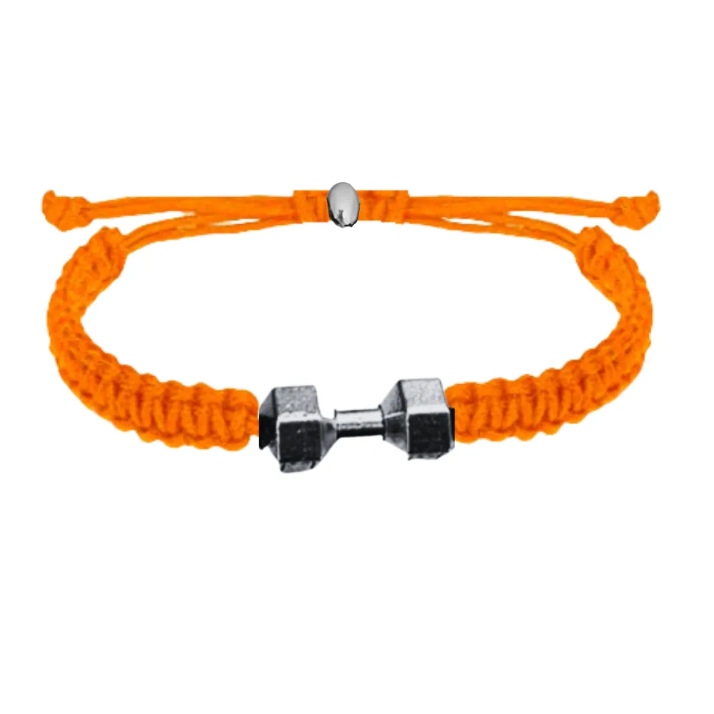 Dumbbell Adjustable Rope Bracelet