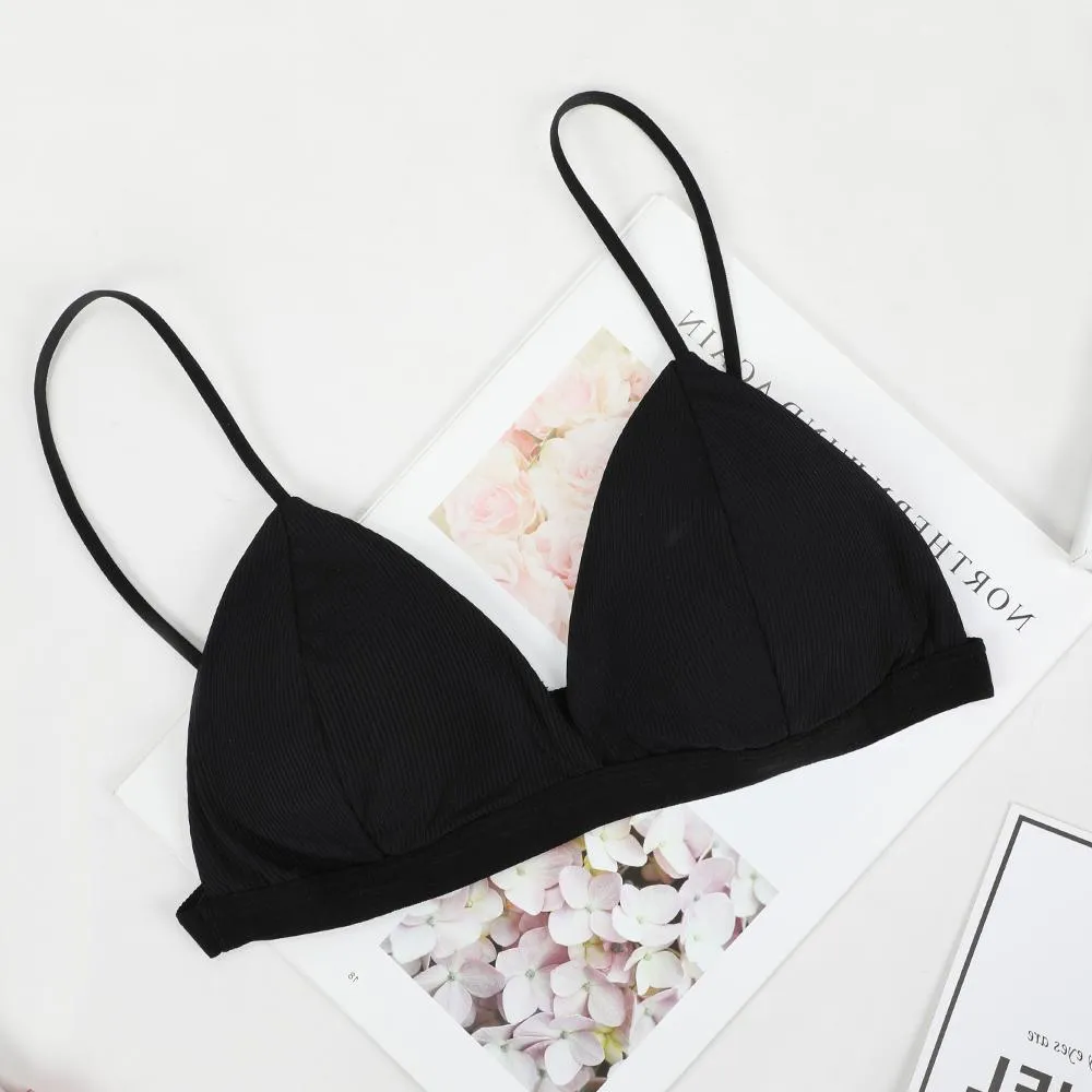 Elegant bralette crop top Underwear push up strapless bra lace  Lingerie Brassiere