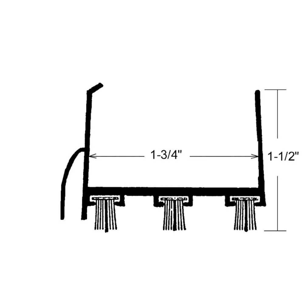 Entry Door Shoe with Rain Drip for 36" Exterior Doors