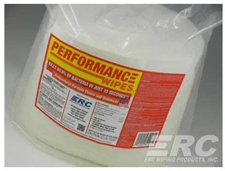 ERC Presaturated Disinfecting Wipes / Performance Wipes® Rolls