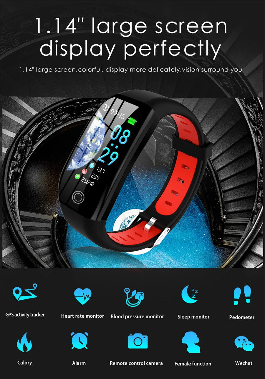 F21 Smartwatch Bracelet with GPS Distance Fitness Tracker