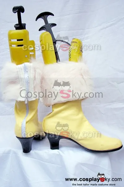 Final Fantasy 13 Vanille Cosplay Boots Shoes