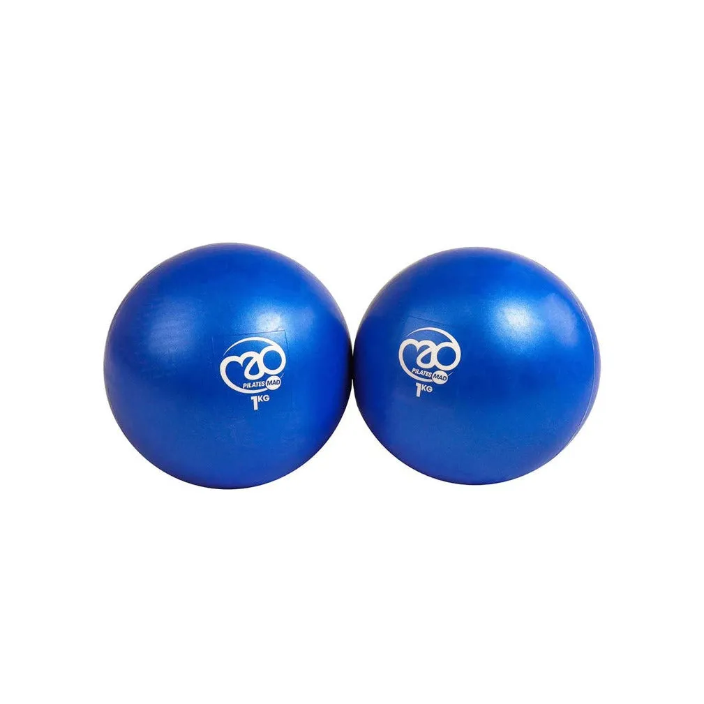 Fitness Mad Soft Pilates Weights | 1kg Pair