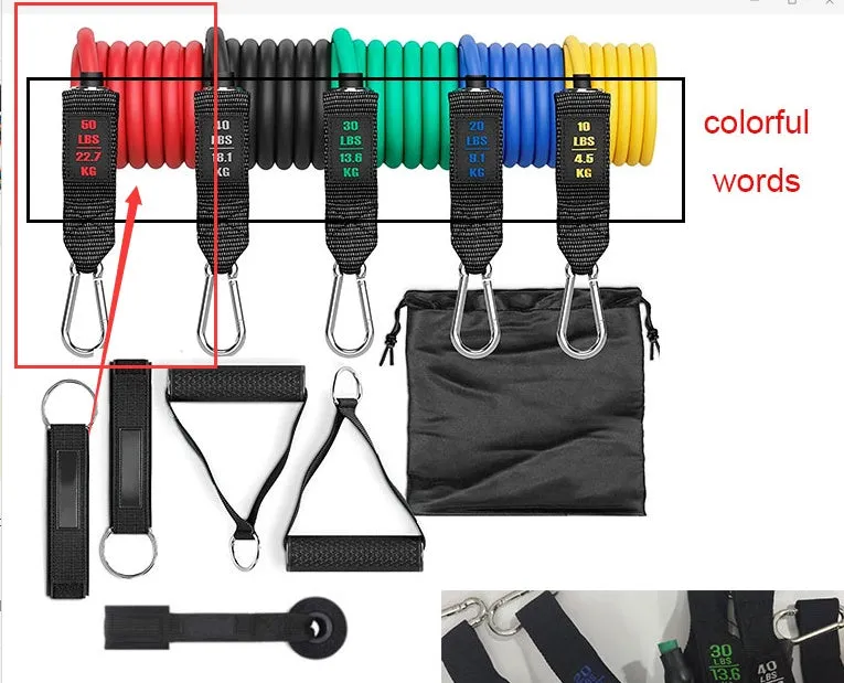 Fitness Rally Elastic Rope Resistance Band For Fitness & Exercise