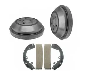 Fits 2005-2006 Dakota (2) Rear Brake Drums and Organic Brake Shoes