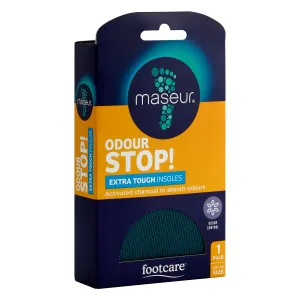 Footcare Odour Stop Extra Tough Insoles, 1 pair