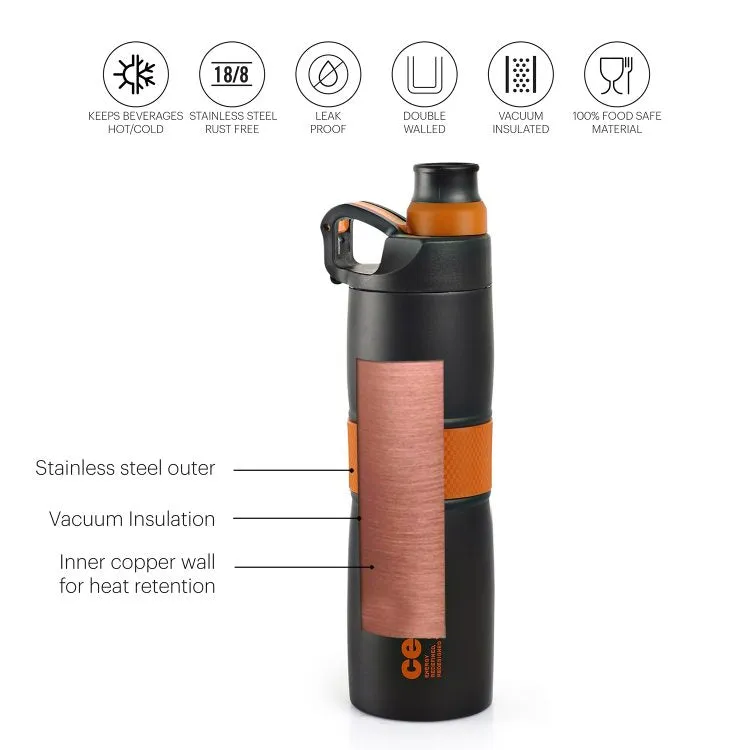 Force Flask, Vacusteel Water Bottle, 500ml