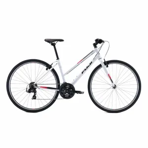 Fuji Absolute 2.1 ST, 2021, Shimano Tourney, Rim, Pearl White