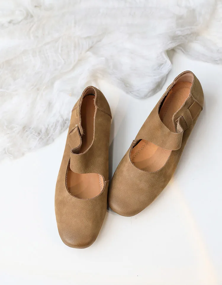 Genuine Leather Comfortable Ballet Shoes