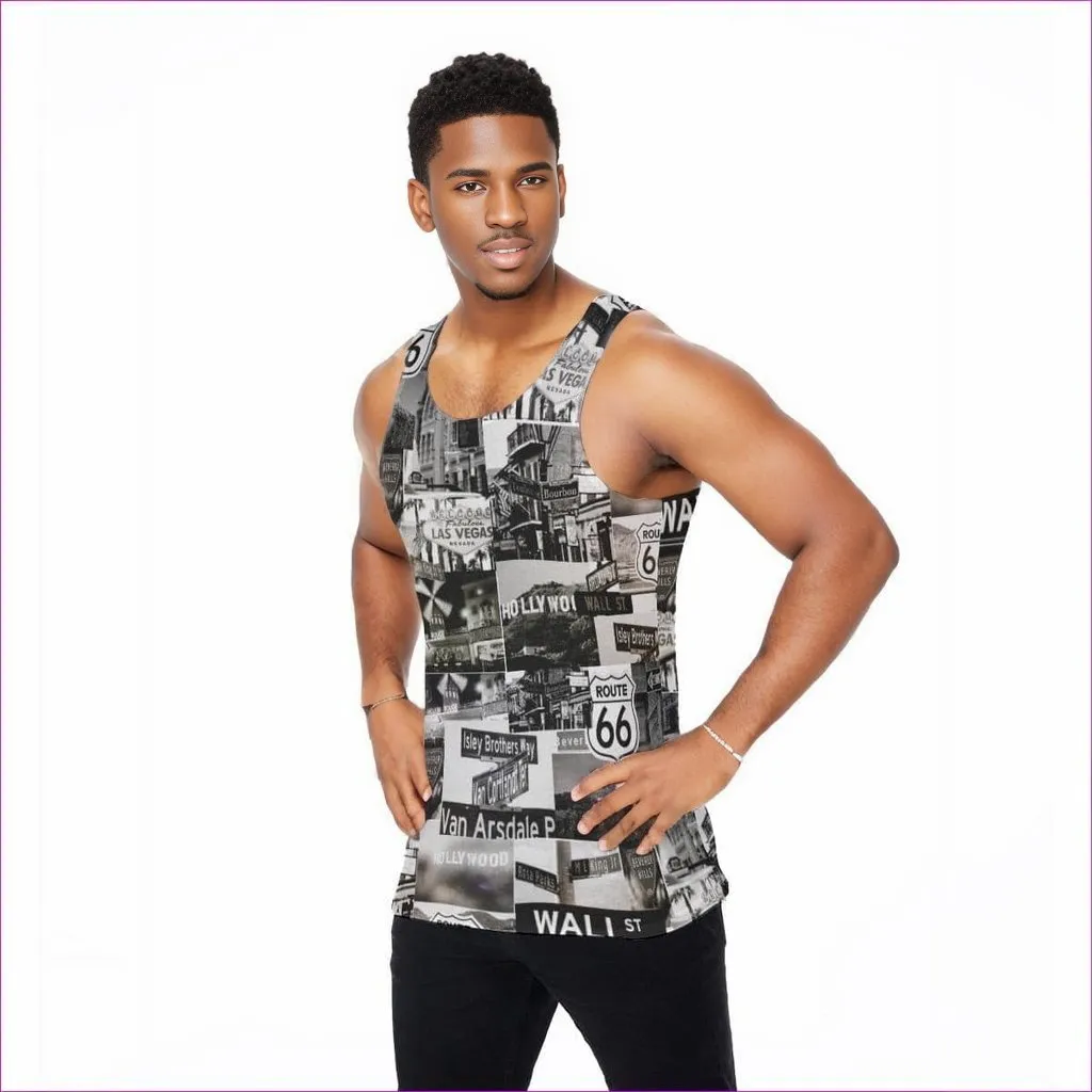 Greyed Streets Men's Tank Top