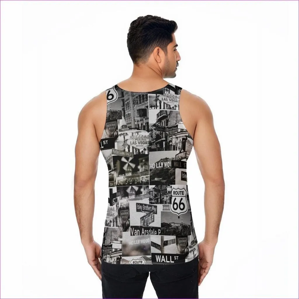 Greyed Streets Men's Tank Top