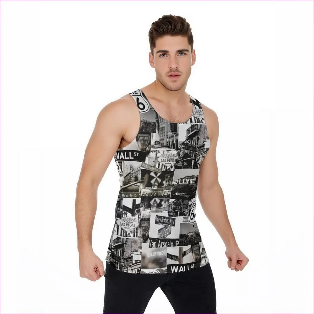 Greyed Streets Men's Tank Top