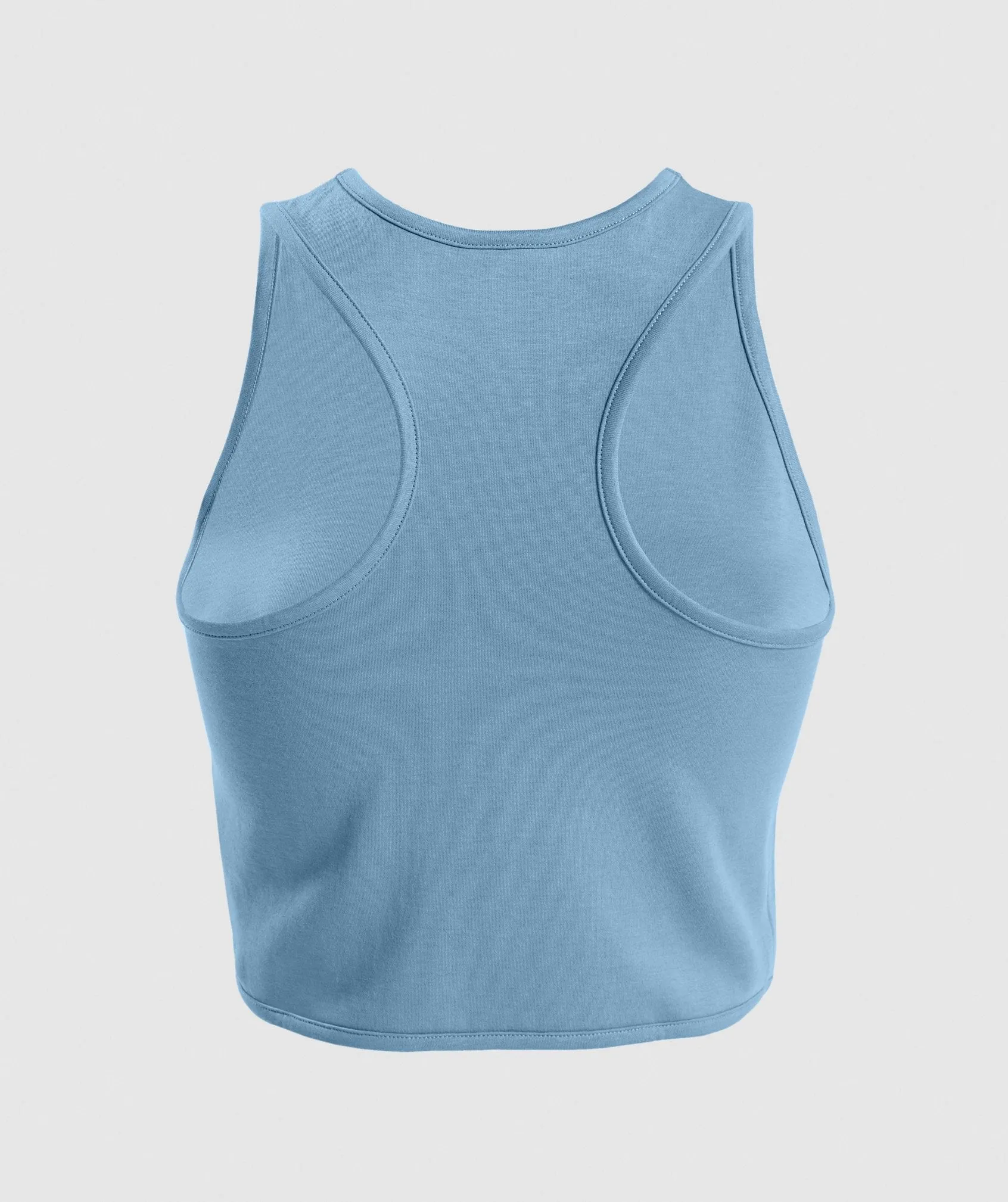 Gymshark Legacy Fitness Crop Tank - Blue Stone