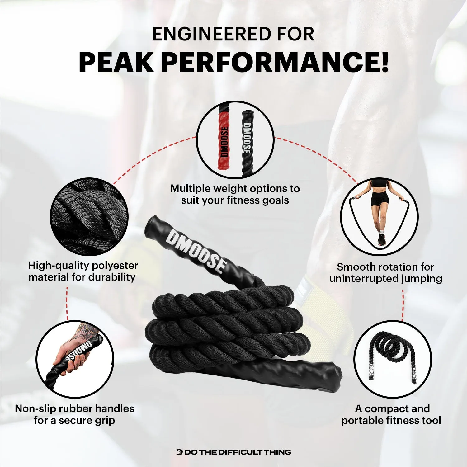 Heavy Jump Rope For Strength & Endurance