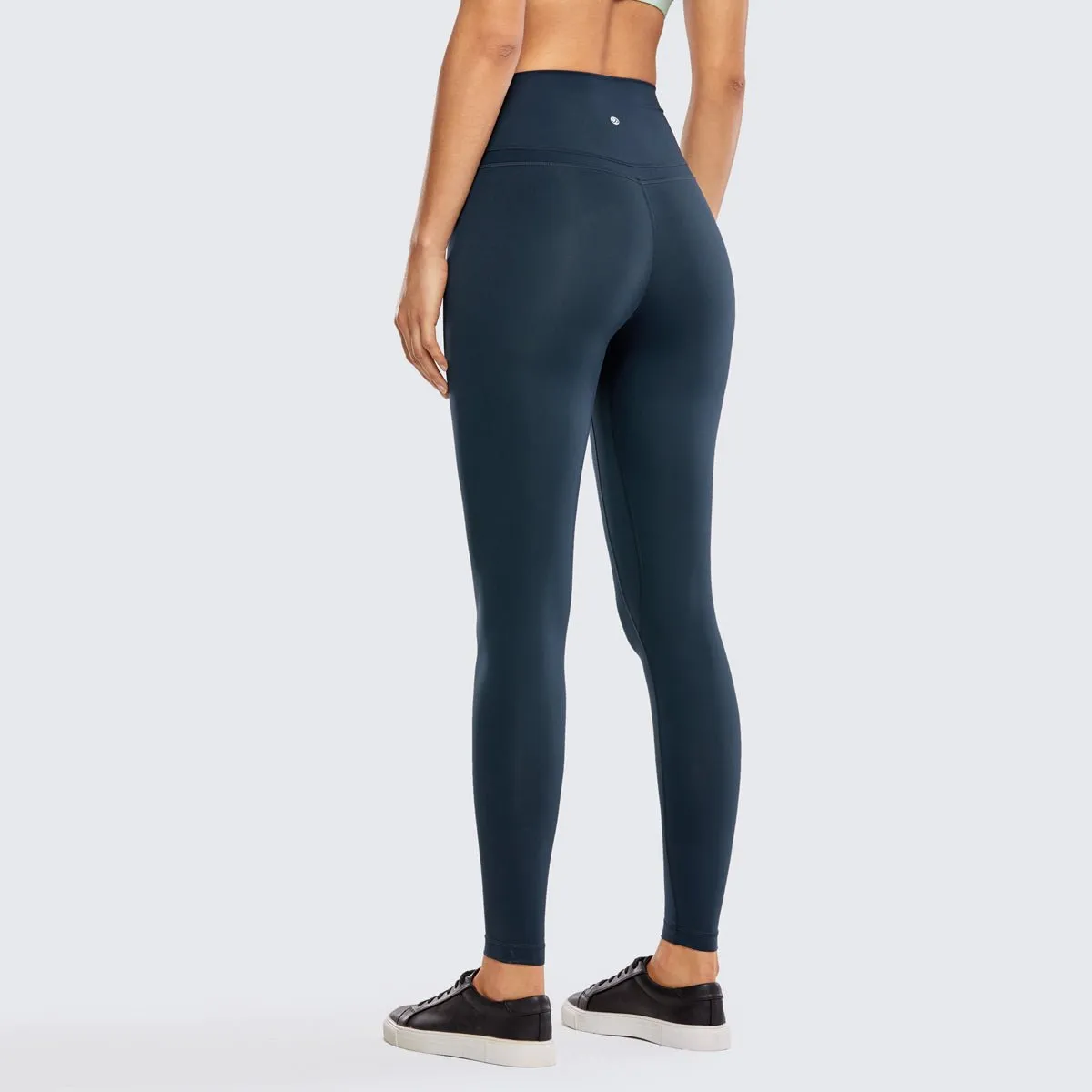 High Rise Seamless Navy Full Length Workout Leggings