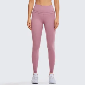 High Rise Seamless Pink Full Length Workout Leggings