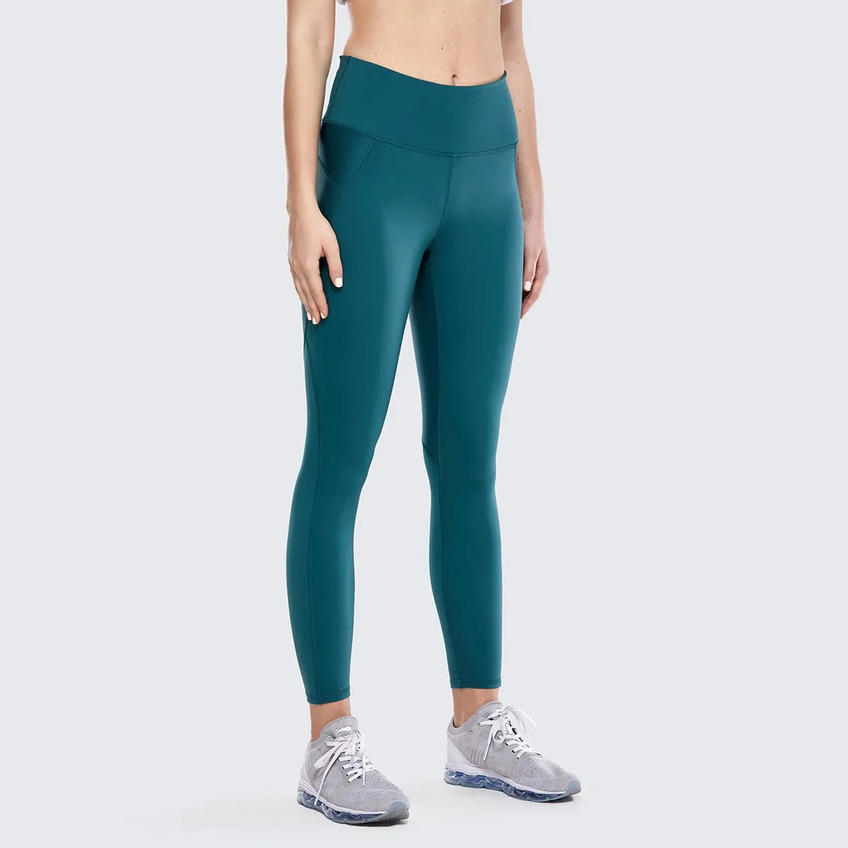 Hugged Feeling Compression Green Workout Leggings